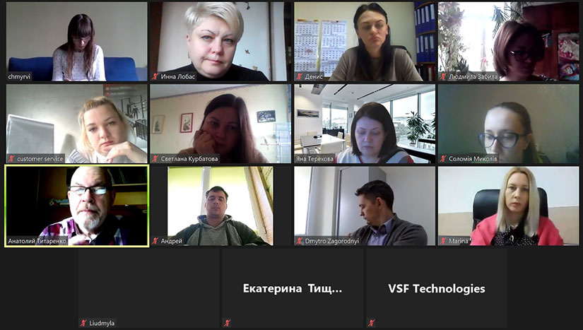 Перед преподавателем ООО «ТЮФ Тюринген Украина» Анатолием Титаренко стояла непростая задача – результативно подготовить в онлайн формате большую группу слушателей (15 человек)